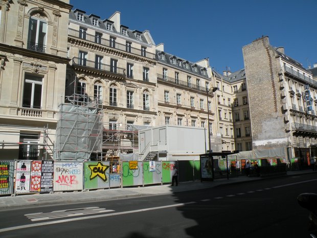  réfectin d'immeuble ancien, rue de Chateaudun